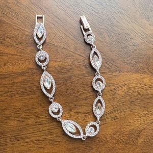 Givenchy Gold and Silver Crystal Bracelet